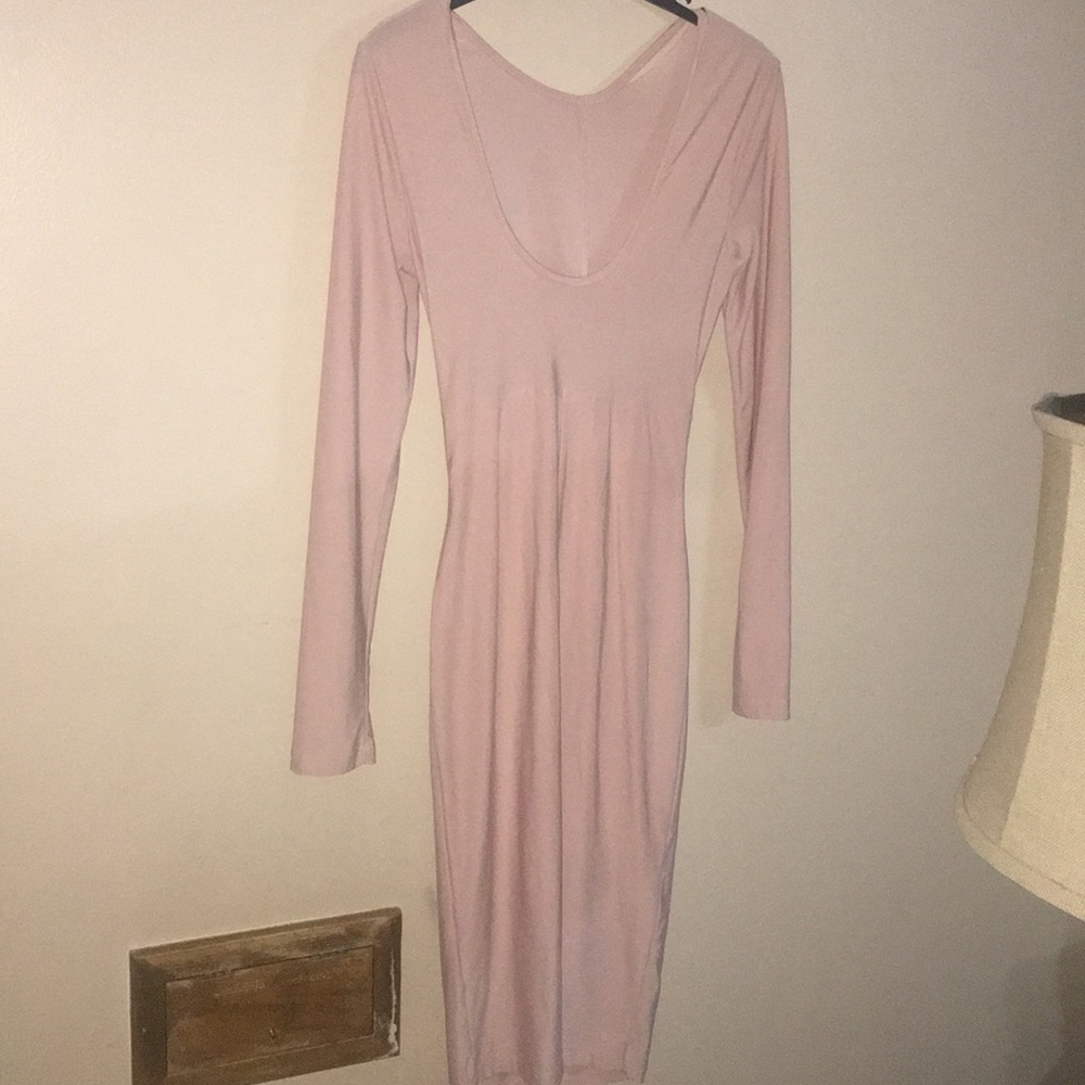 Pinkish nude dress